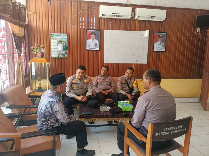 Di Hari Pertama Bertugas di GAS, Kapolsek Iptu Fauzan Ajak Forkopimcam Sinergi