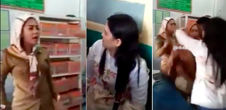 Istri Polisi Labrak Pelakor di Puskesmas, Pasien Heboh. Lihat Videonya!