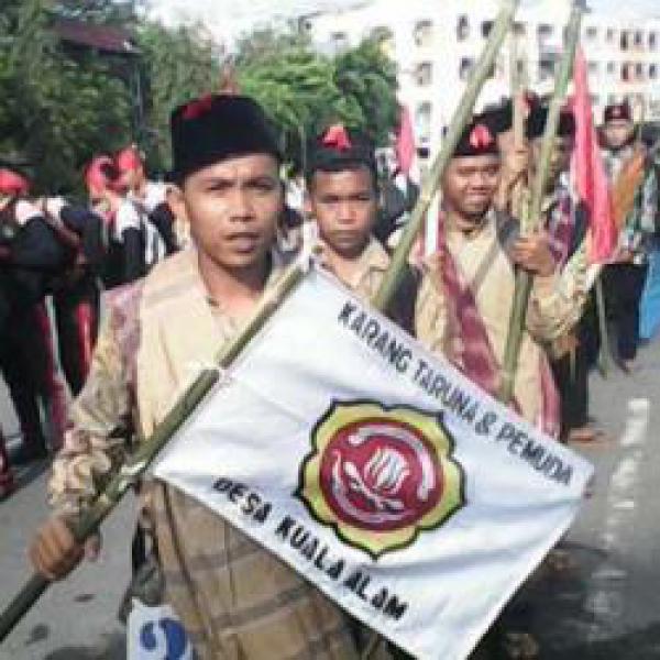 100 Persen Pemuda dan Karang Taruna Desa Kuala Alam Bengkalis, Antusias May Day Goro Bersama