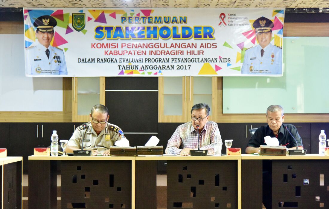 Rosman Malomo Membuka Resmi Pertemuan Stakeholder KPA Inhil