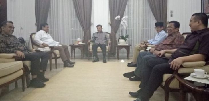 Temui JK, Prabowo-Sandiaga Sosok Pemimpin Pagi-Sore, Diragukan Bisa Bikin Indonesia Lebih Baik