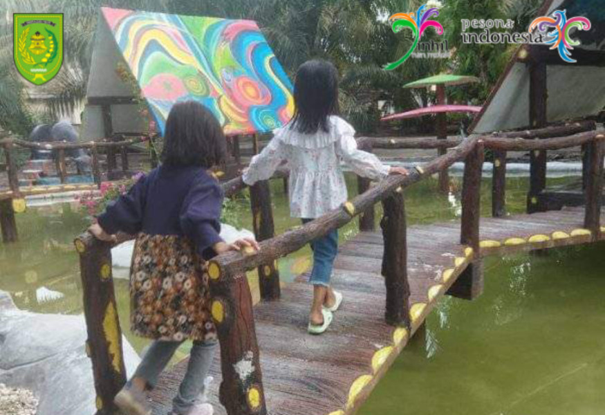 Wisata Kampar Pulau Palas Ramai Dikunjungi Saat Cuti Idul Fitri