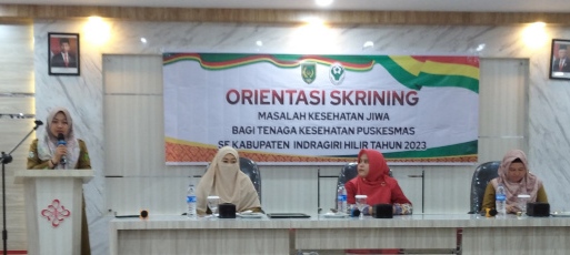 Dinkes Inhil Gelar Orientasi Skrining Kesehatan Jiwa