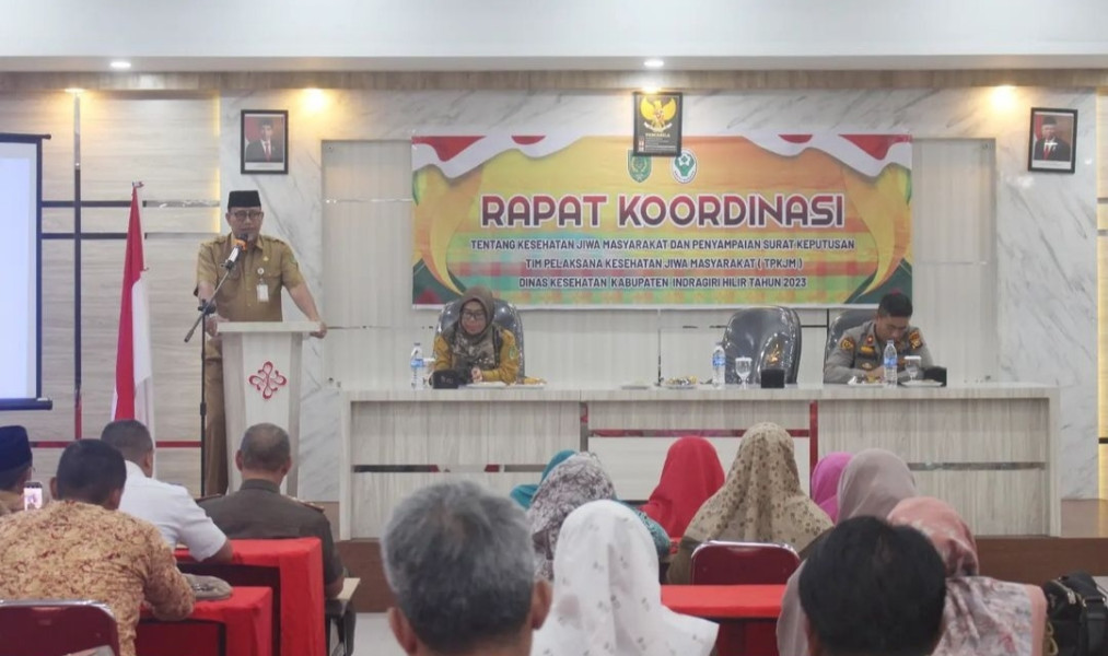 Pemkab Inhil Gelar Rakoor Tentang Kesehatan Jiwa Masyarakat dan SK TPKJM