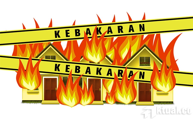 Warga Sungai Beringin Elfauzi, Selamat Dari Kebakaran, Kamar dan Garasi Rumah Hangus