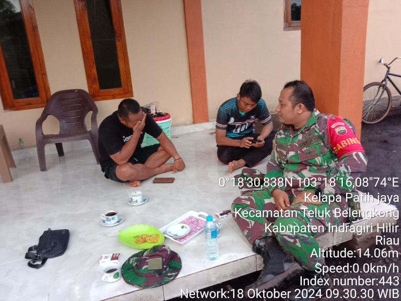 Praka Riski Komsos Pilkada Damai Bersama Masyarakat Teluk Belengkong