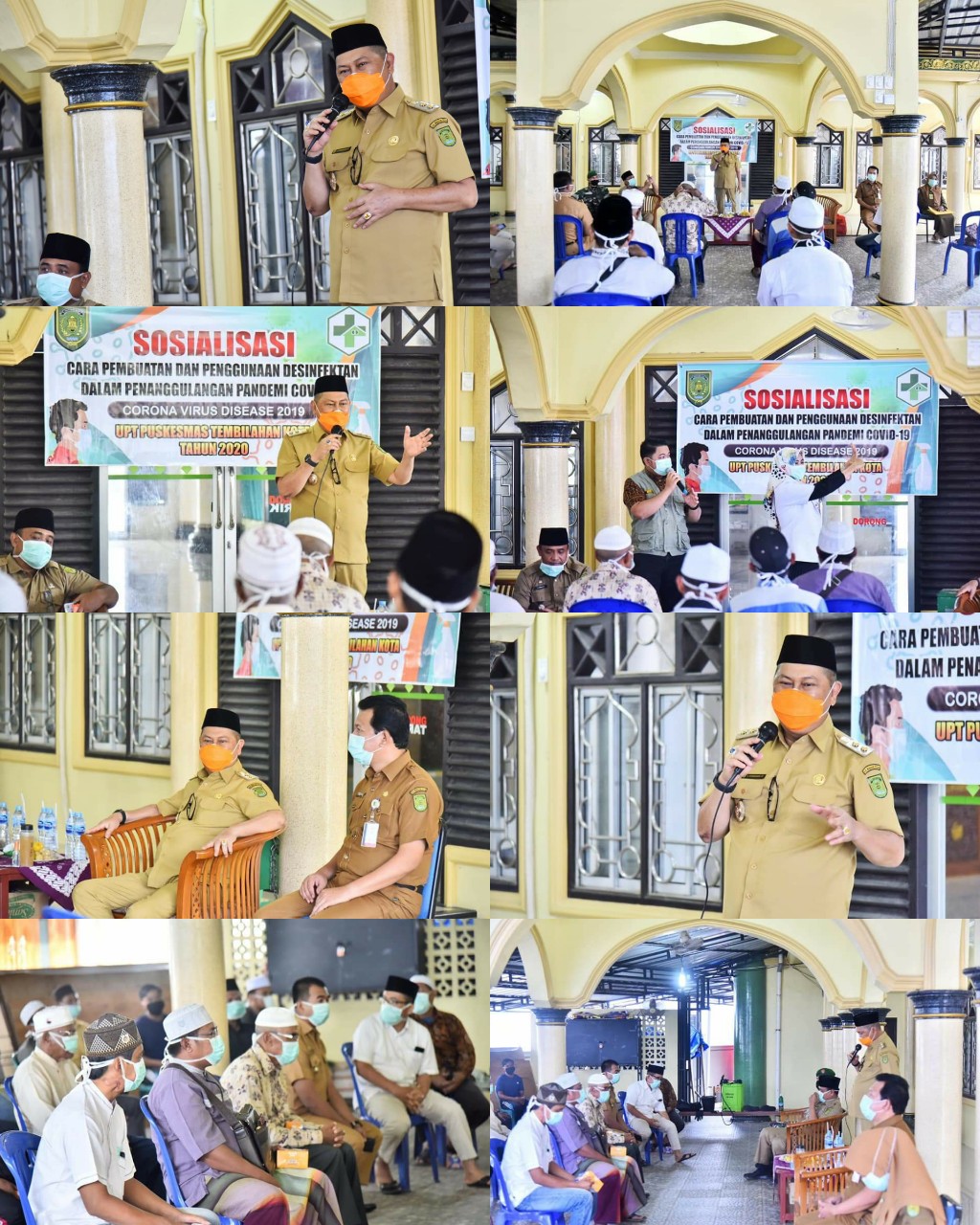 Gelar Pertemuan dengan Para Pengurus Mesjid, Wabup Inhil Ajak Sinergi Perangi Covid-19
