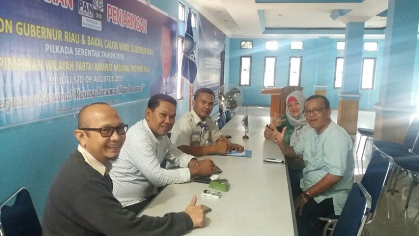 Maju Pilgubri, Yopi Ariyanto Mendaftar ke PAN