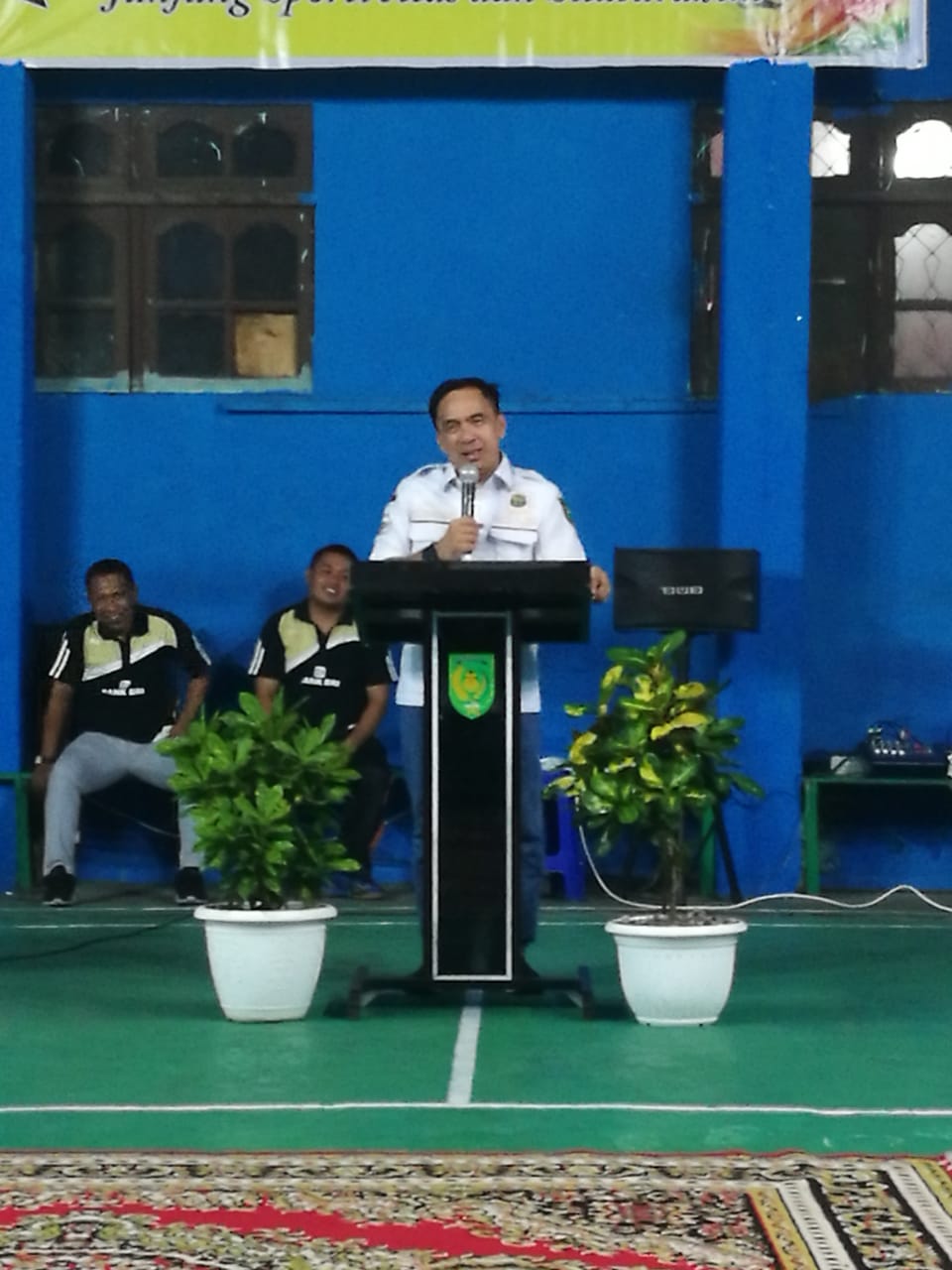 Ketua DPRD Inhil Buka Open Badminton se Inhil Utara