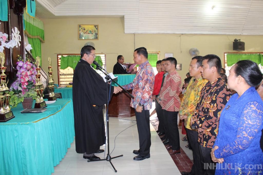 Kapolres AKBP R. Simatupang Dilantik Sebagai Ketua Umum Panitia Pembangunan Gereja HKBP Resort Sei Rampah