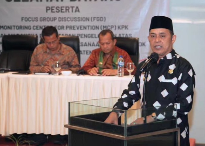 Dibuka Pj Bupati Inhil, Inspektorat Gelar Sosialisasi Anti Korupsi
