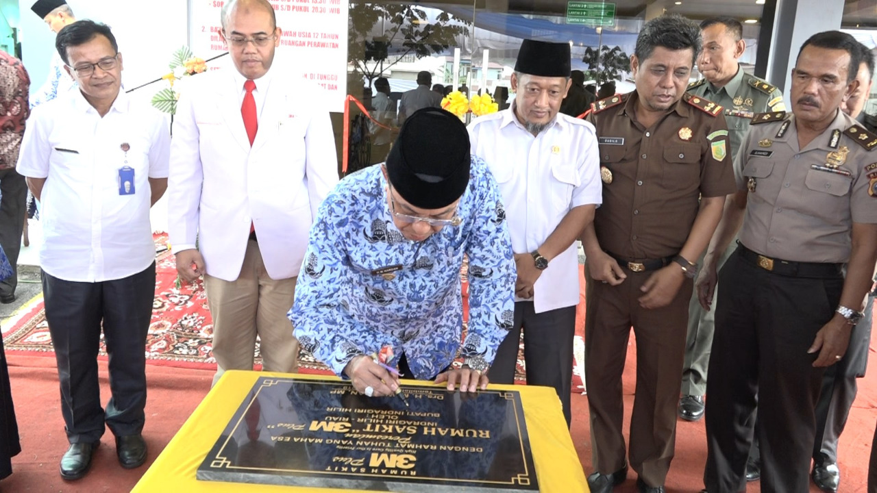 Bupati Inhil Resmikan Rumah Sakit 3 M Plus