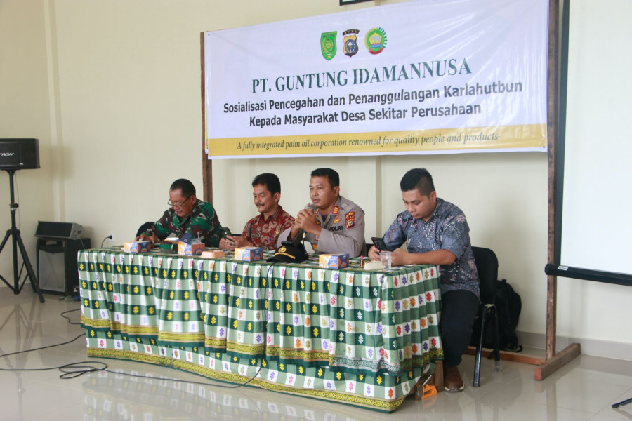 PT GIN Sosialisasikan Pencegahan dan Penanggulangan Karlahutbun di Tiga Kecamatan
