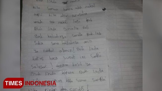 HARU BANGET! Guru Tak Masuk Lima Hari, Semua Murid Bikin Surat Penyesalan