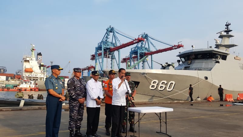Jokowi Minta KNKT Kerja Cepat Ungkap Penyebab Jatuhnya Lion Air