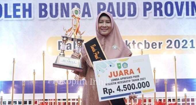 PAUD Inhil Juara Pertama se-Riau