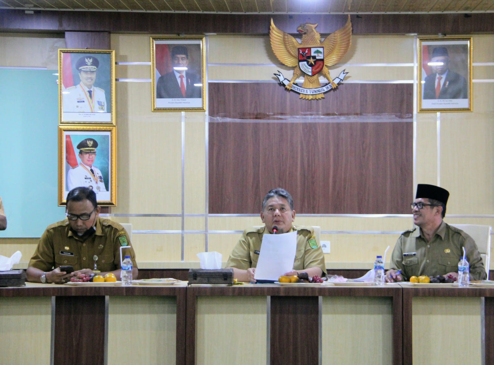 Pemkab Inhil Rapat Persiapan Pembagian 10 Juta Bendera Merah Putih