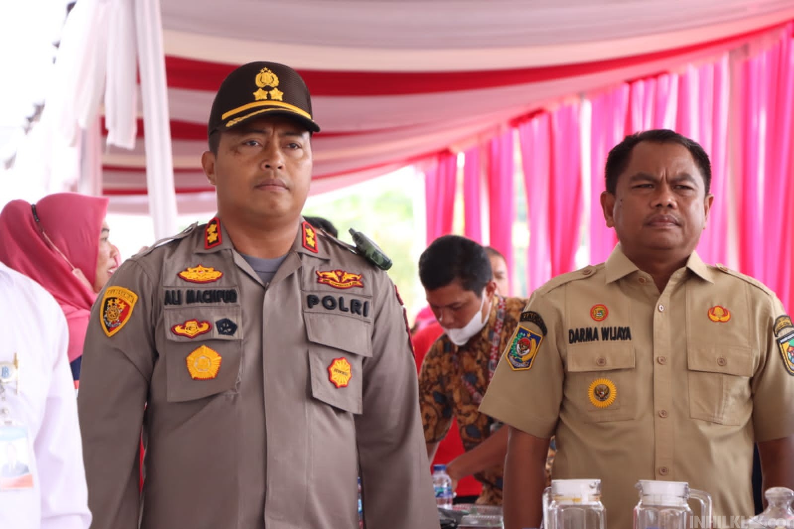 Kapolres AKBP Ali Machfud Hadiri Giat GNPIP dengan Gerakan Tanam Cabai Merah