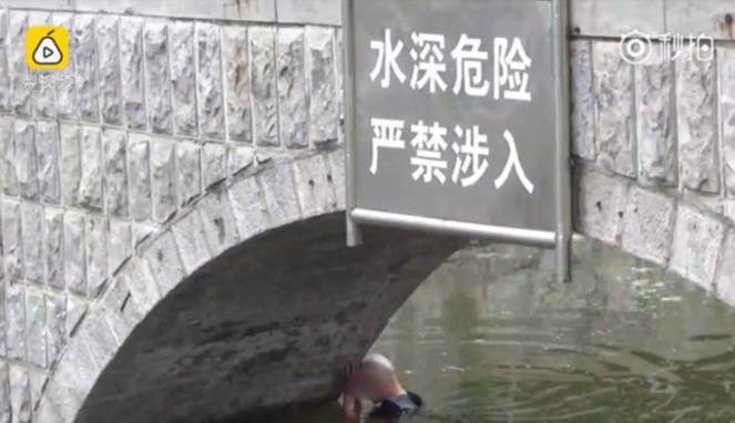 Gagal Bunuh Diri Gara-gara Sungainya Dangkal