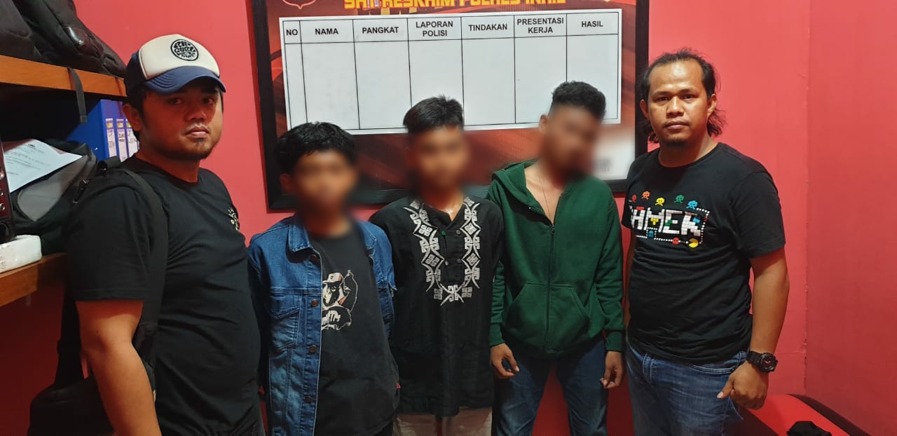 Polisi Bekuk Tiga Pembobol Kotak Amal Masjid di Tembilahan, ini Tampangnya