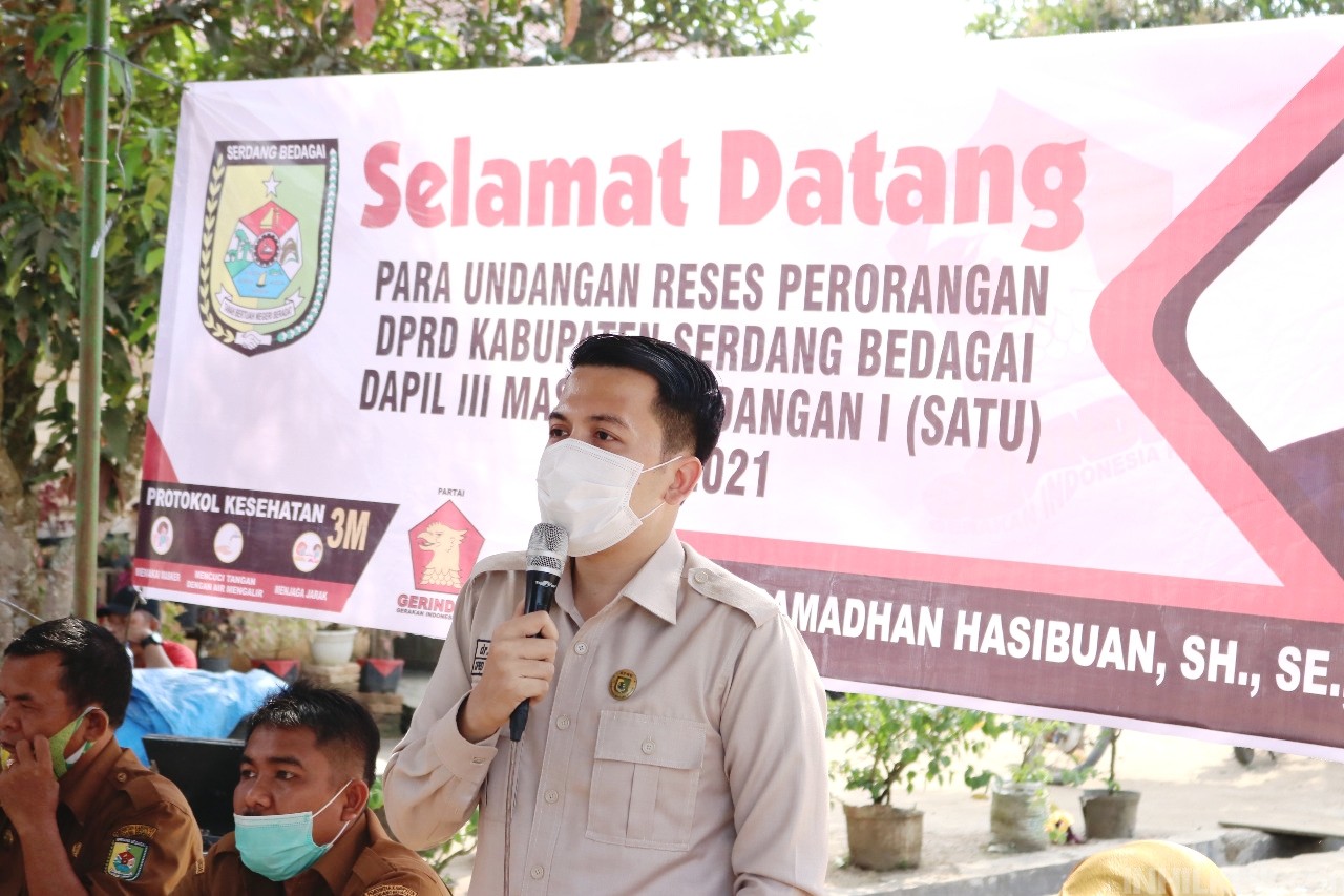 Ketua DPRD Sergai gelar Reses di Desa Tanjung Putus 