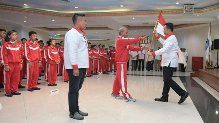 Dilepas Menpora, Kontingen Indonesia Tanpa Target Khusus di ASEAN Schools Games Singapura