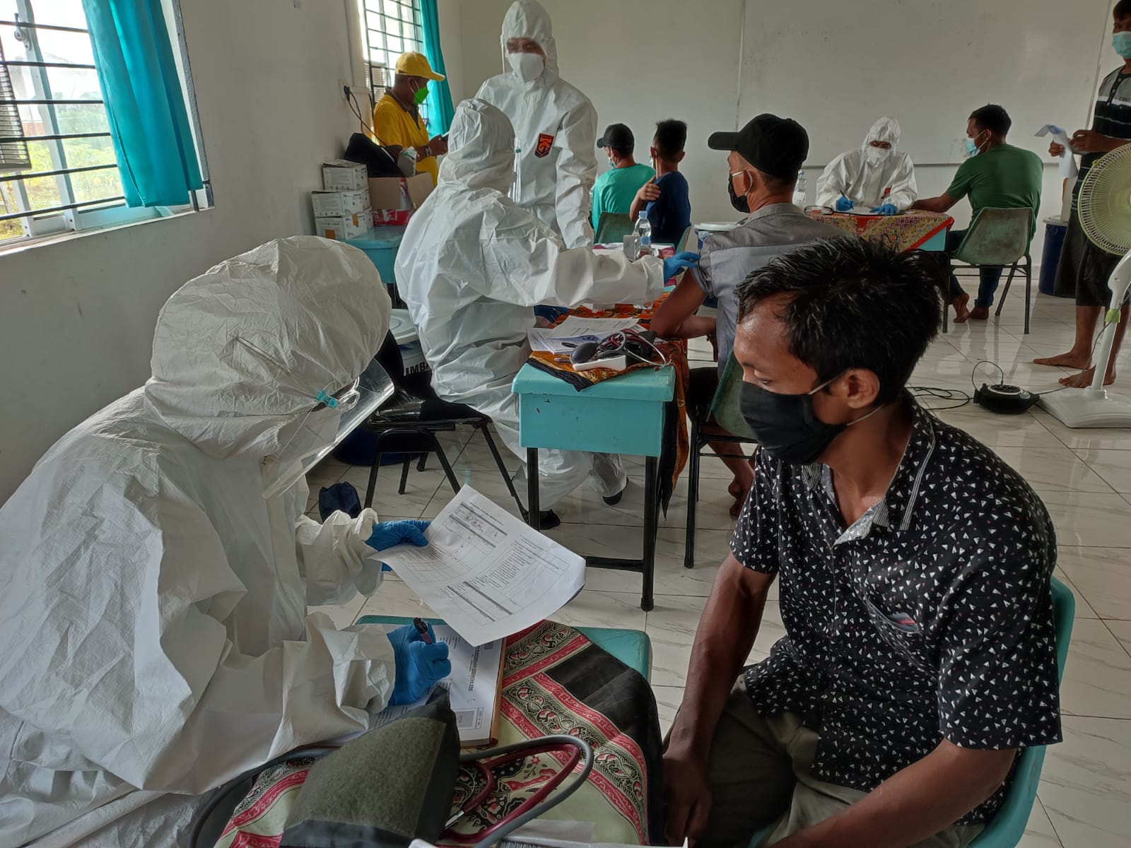 PT GIN Inhil Gelar Vaksinasi Gotong Royong Tahap II Sebanyak 3400 Dosis