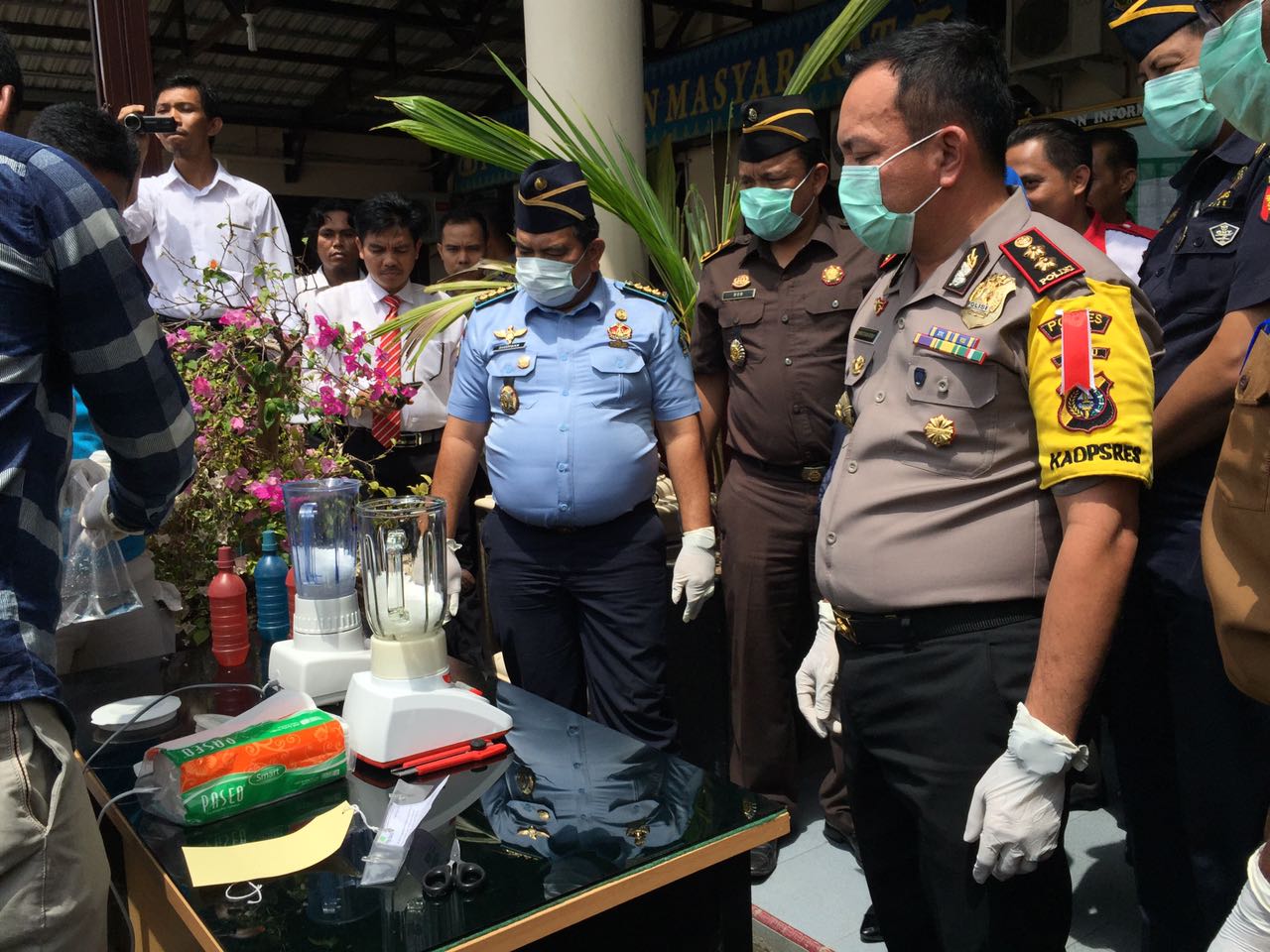 Narkoba Milik Pasutri di Inhil Dimusnahkan