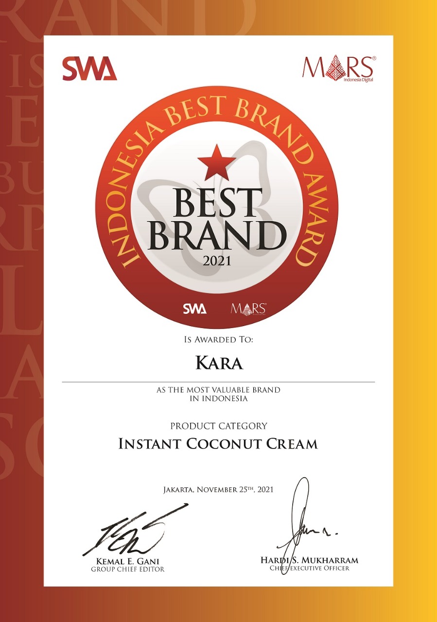 KARA Raih Indonesia Best Brand Award 2021