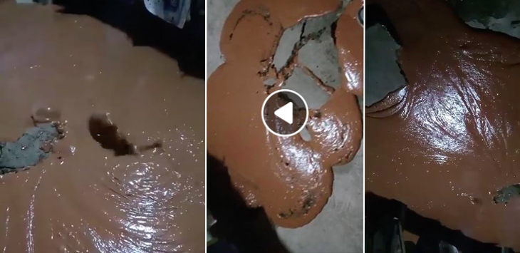 VIDEO: Semburan Lumpur ini Bikin Gegerkan Warga, Ternyata Ini Penyebabnya