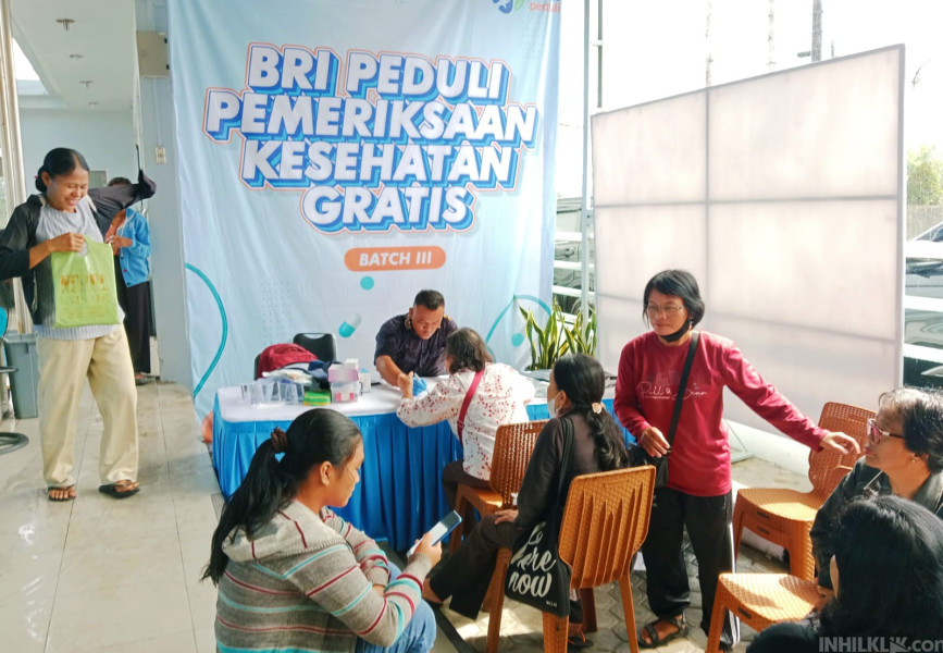 BRI Gunungsitoli Gelar BRI Peduli Pemeriksaan Kesehatan Gratis Untuk Masyarakat