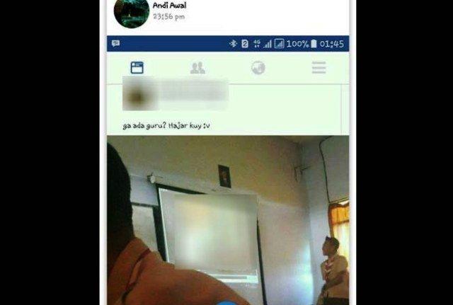 Pengakuan Pengunggah Foto Nonton Film Porno di Kelas: Awalnya Cuma Bercanda