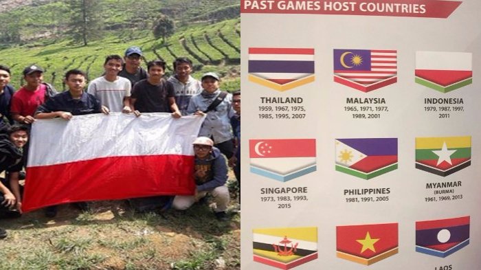 Heboh! Sekelompok Remaja Tiru Malaysia, Posting Foto Merah Putih Terbalik