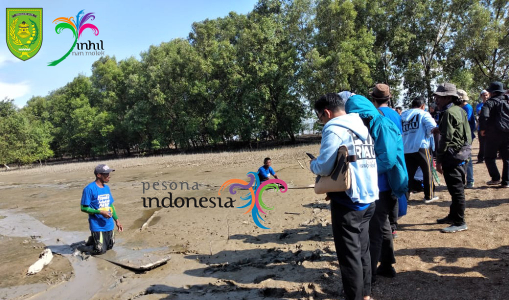 Pantai Terumbu Mabloe Dikunjungi PWI Riau
