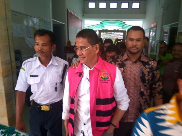 Mantan Kadis Pendidikan Kampar Akhirnya Ditahan Kejari