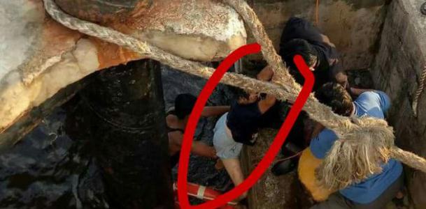 Seorang Perempuan Tionghoa Nekat Loncat ke Laut di Dermaga Air Putih Bengkalis