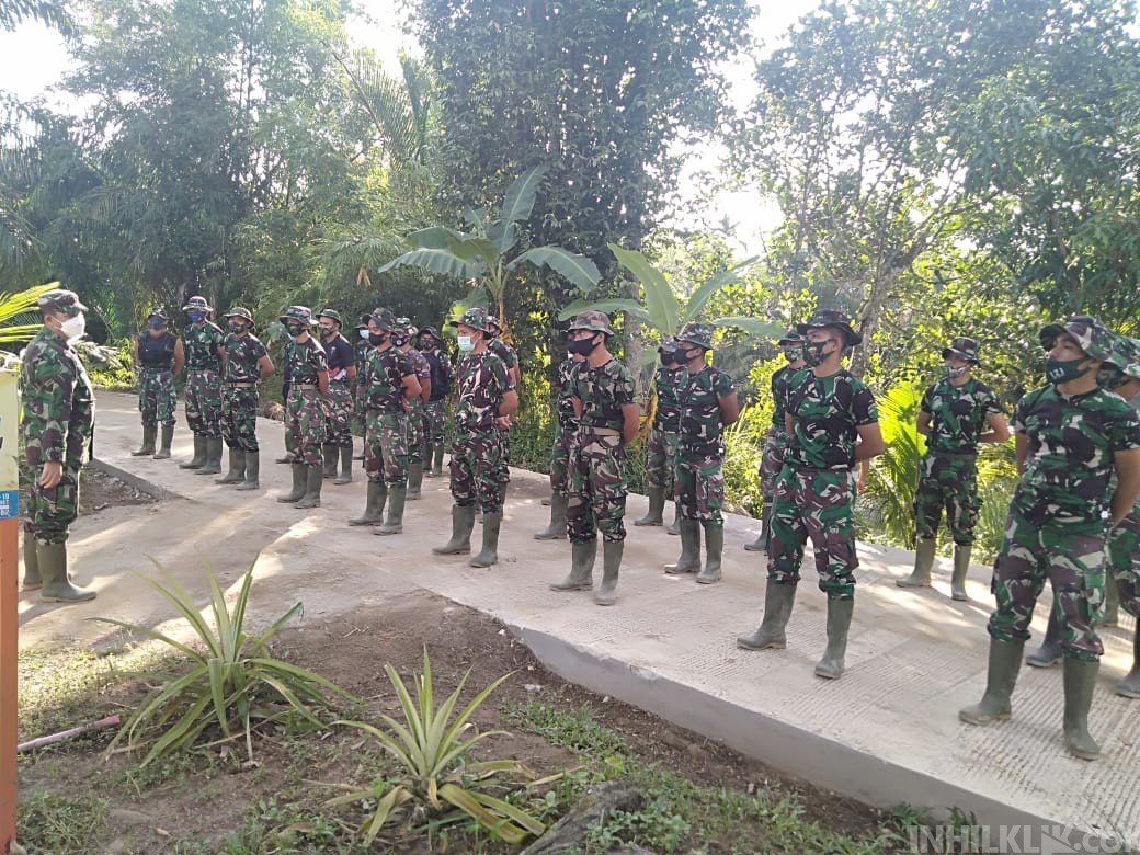 Satgas TMMD Kodim 0204/DS Diminta Jadi Pelopor Disiplin Prokes Bagi Warga Desa 