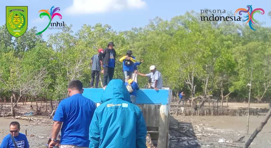 Mantap Pantai Terumbu Mabloe Sudah Ada Dermaga Beton