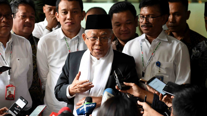 Pemilu 2019, Ma'ruf Amin Minta Tak Saling Menjelekkan