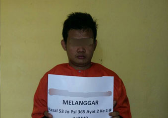 LAKUKAN CURAS, Pria Pengangguran di Inhil ini Diciduk Polisi