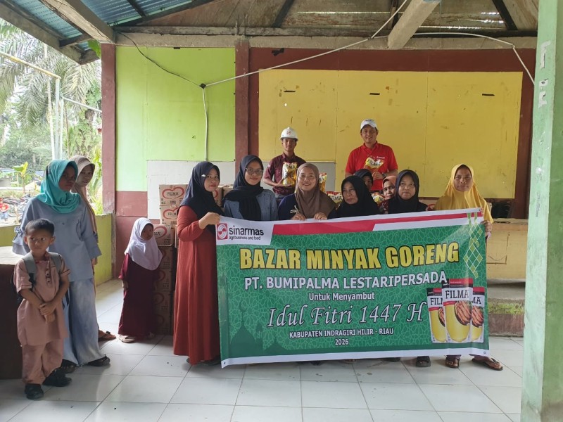 PT BumiPalma LestariPersada Gelar Bazar Murah Minyak Goreng di 4 Kecamatan Inhil