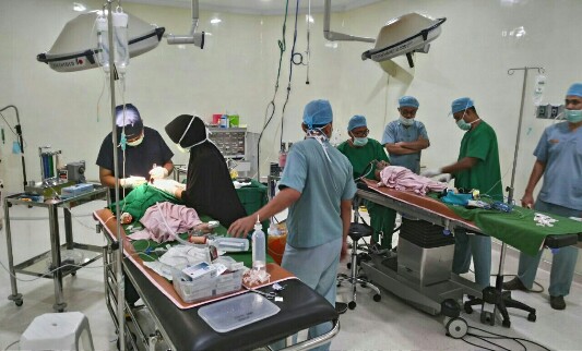 Bakti Sosial, RS ibnu Sina Operasi 26 Pasien Bibir Sumbing Gratis