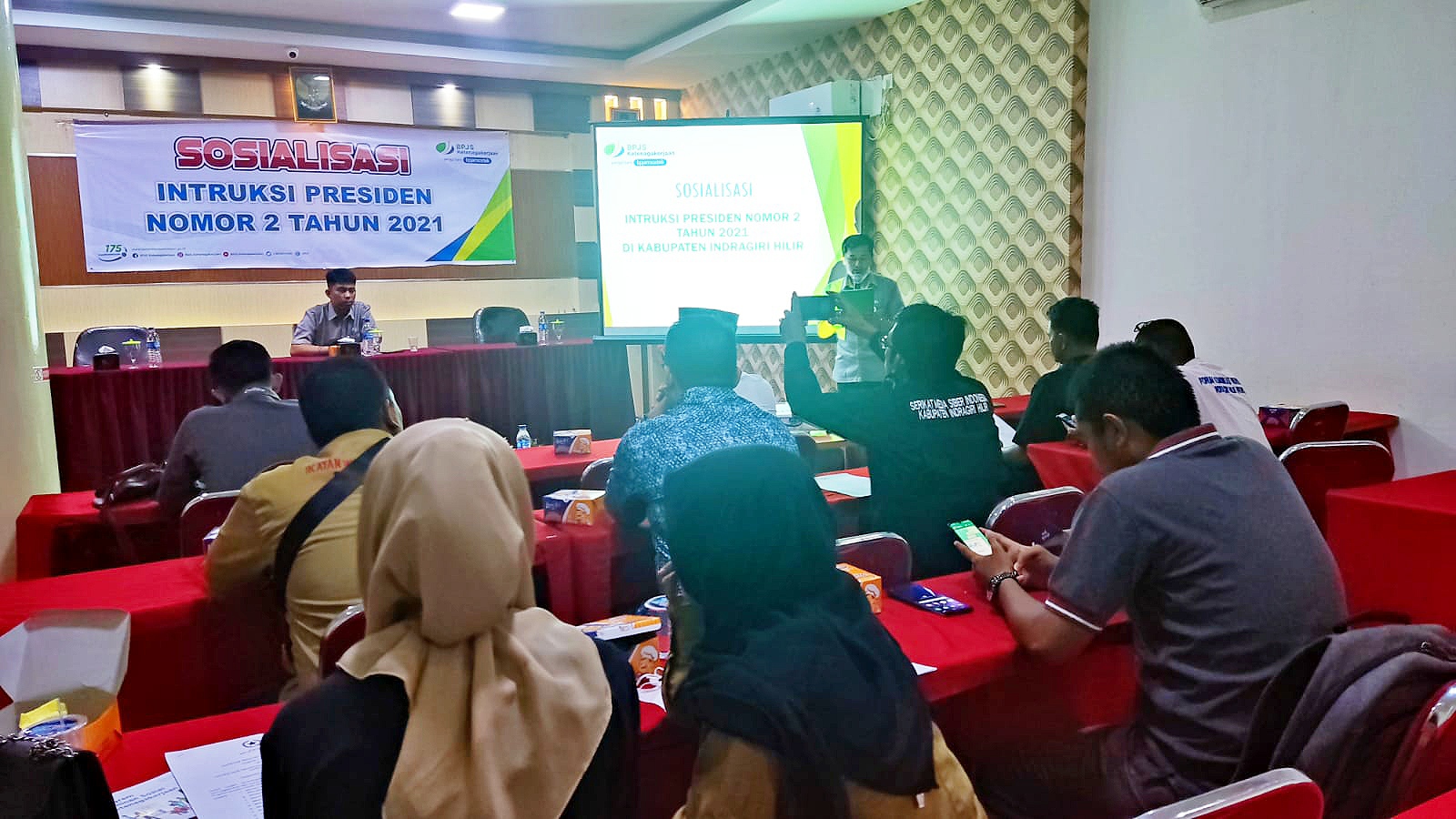 BP Jamsostek Gelar FGD Inpres Nomor 2 Tahun 2021 Pada Organisasi Pers Inhil