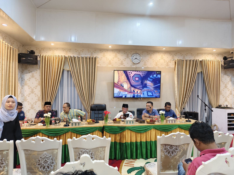 Pj Bupati Erisman Yahya Sambut Hangat Kunjungan Wartawan Inhil