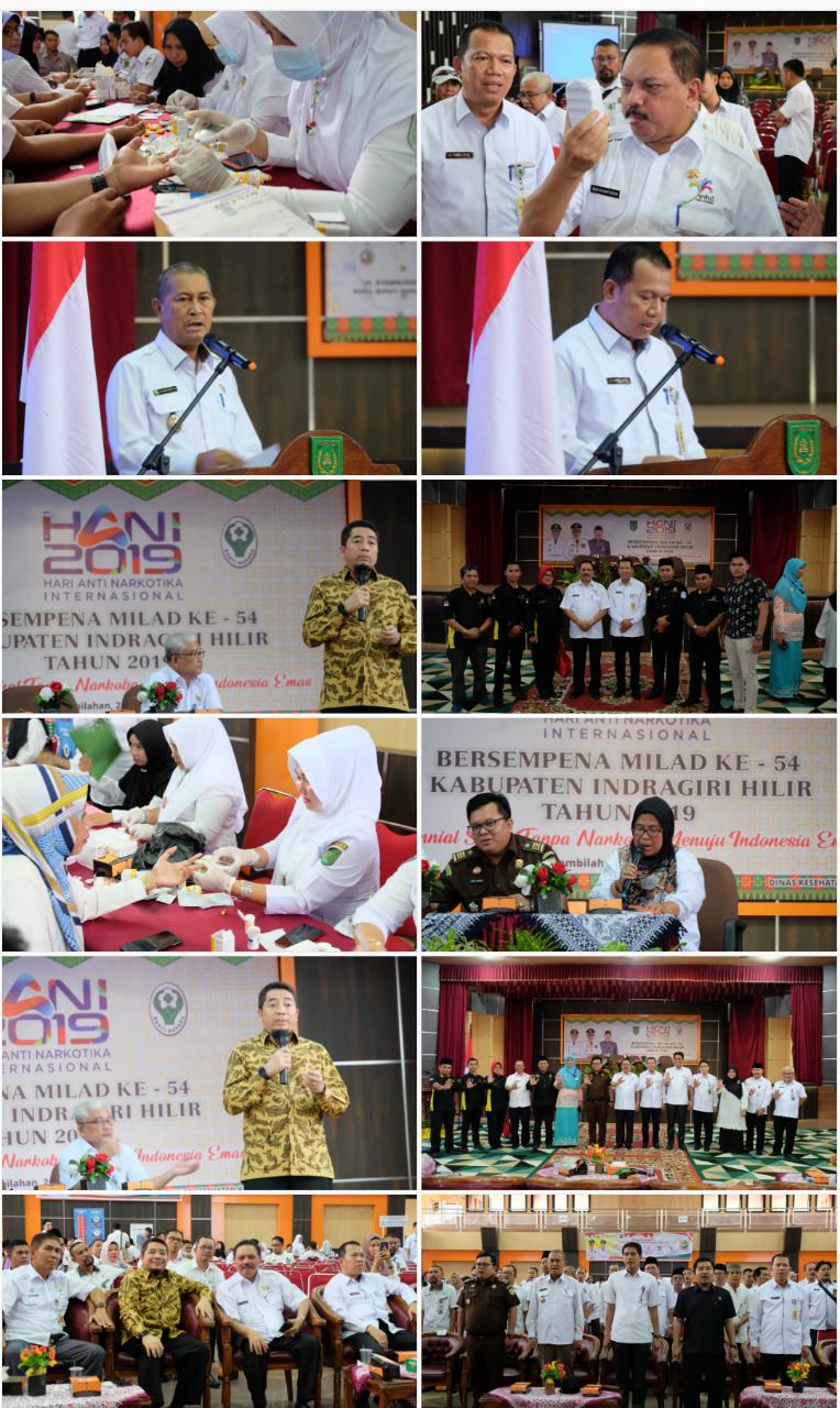 Sempena Milad Inhil, Dinkes Inhil Gelar Cek dan Penyuluhan Kesehatan