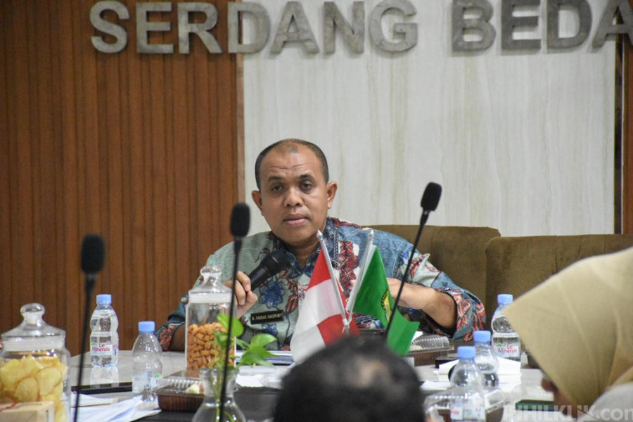 Faisal Hasrimy Pimpin Rapat Persiapan HUT ke-20 Kabupaten Sergai