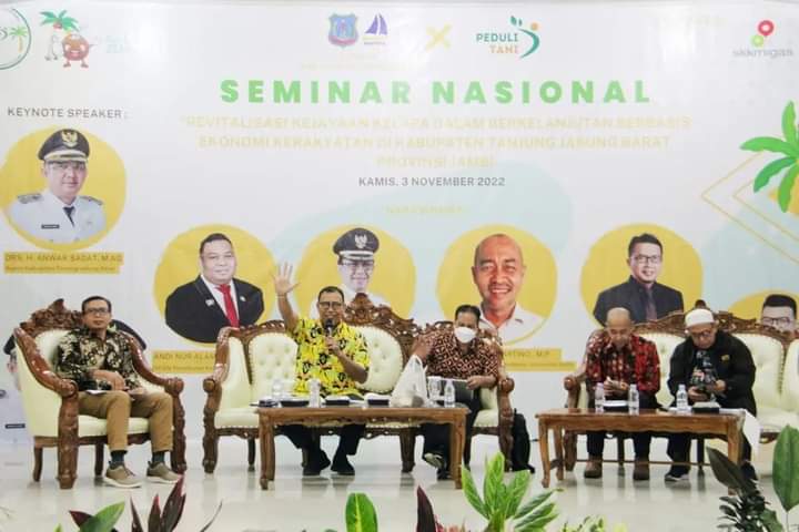 Pemkab Inhil Perkenalkan Varietas Kelapa Sri Gemilang Pada Seminar Nasional Di Provinsi Jambi