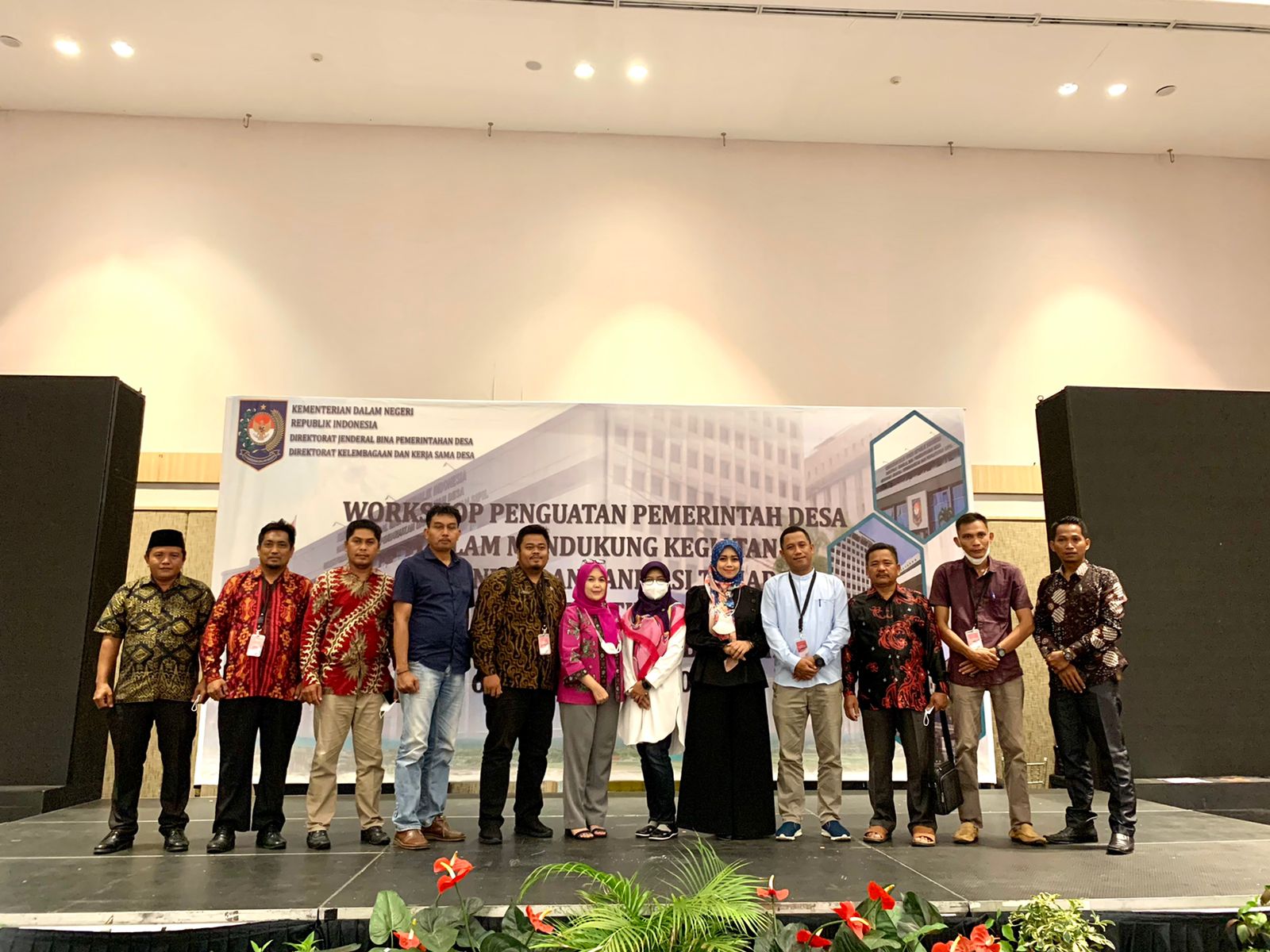 BKNDI Inhil Koordinir Puluhan Kades Ikuti Workshop Kemendagri di Surabaya