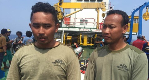 Sosok Marinir Asal Dumai Yang Temukan Black Box Lion Air JT-610