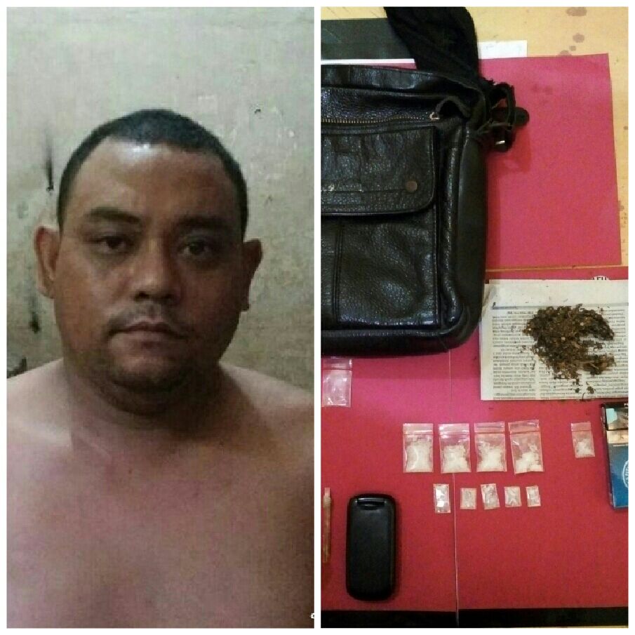 Polisi Bekuk Seorang Pemilik Paket Sabu dan Ganja